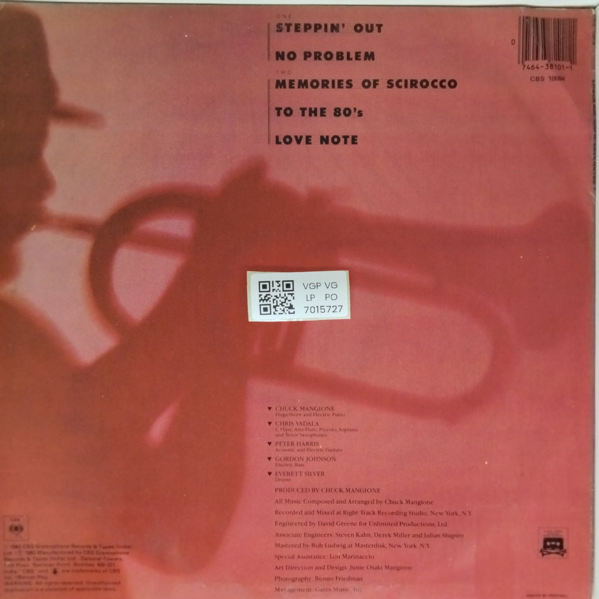 Chuck Mangione - Love Notes (Vinyl)