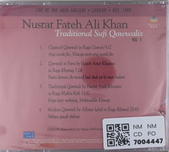 Nusrat Fateh Ali Khan - Traditional Sufi Qawwalis Vol 3 (CD)