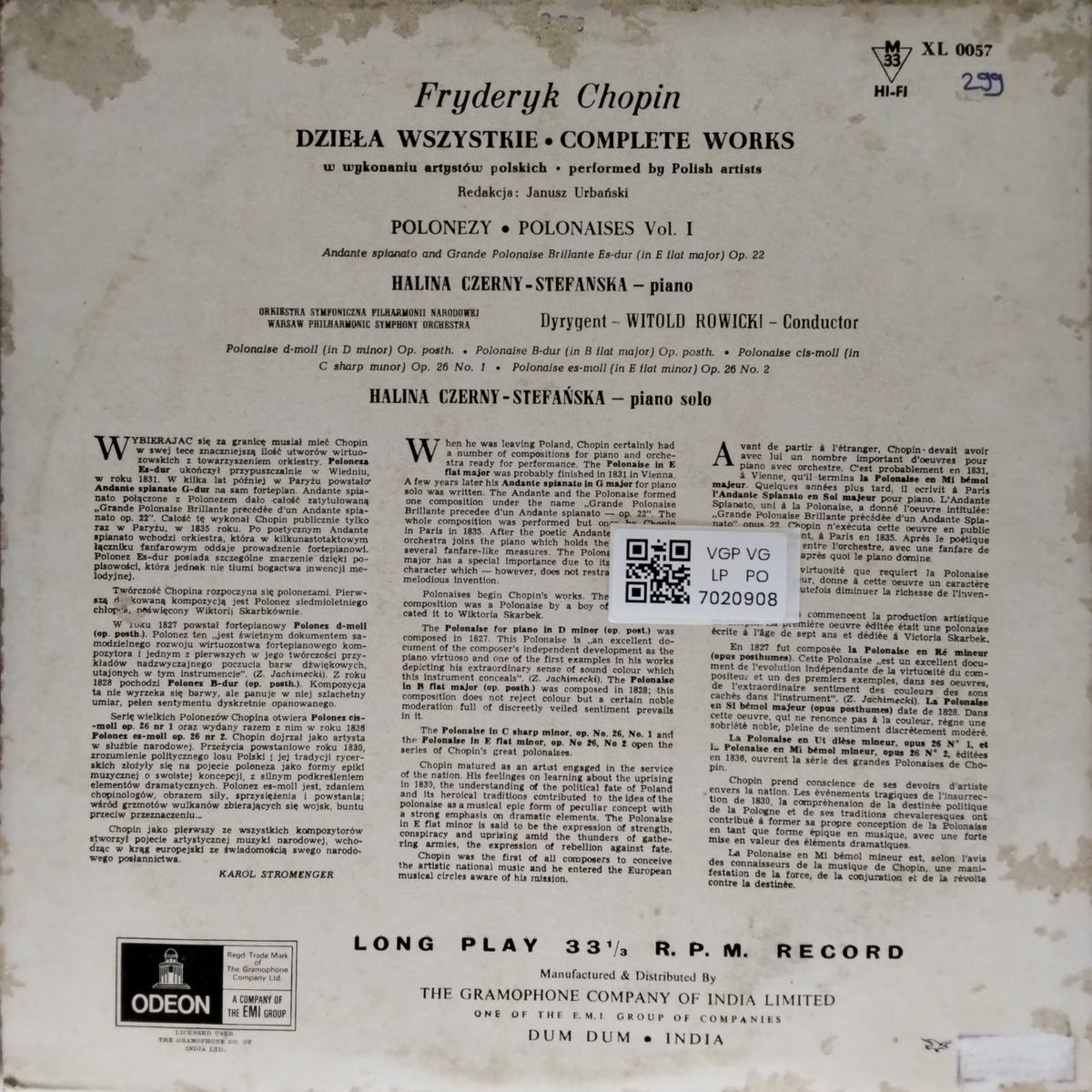 Fryderyk Chopin - Dzieła Wszystkie: Complete Works (Vinyl)