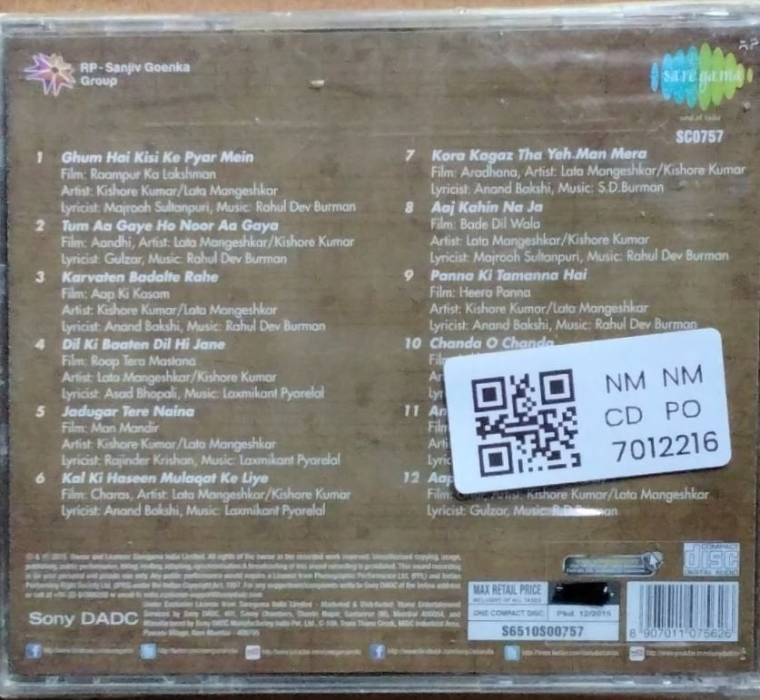 Lata Mangeshkar, Kishore Kumar - Musical Duo (CD)
