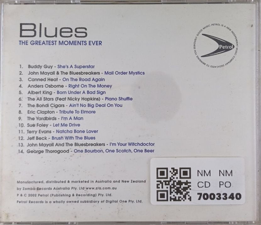 Various - Blues - The Greatest Moments Ever (CD)