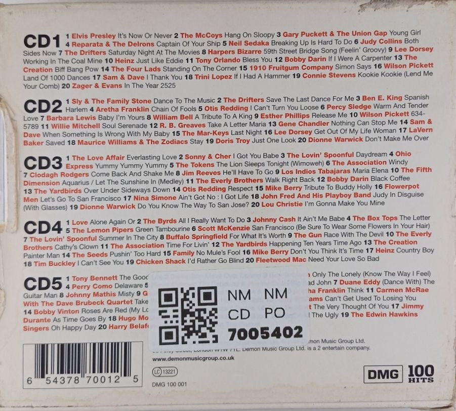 Various - 100 Hits 60s (CD) (5)