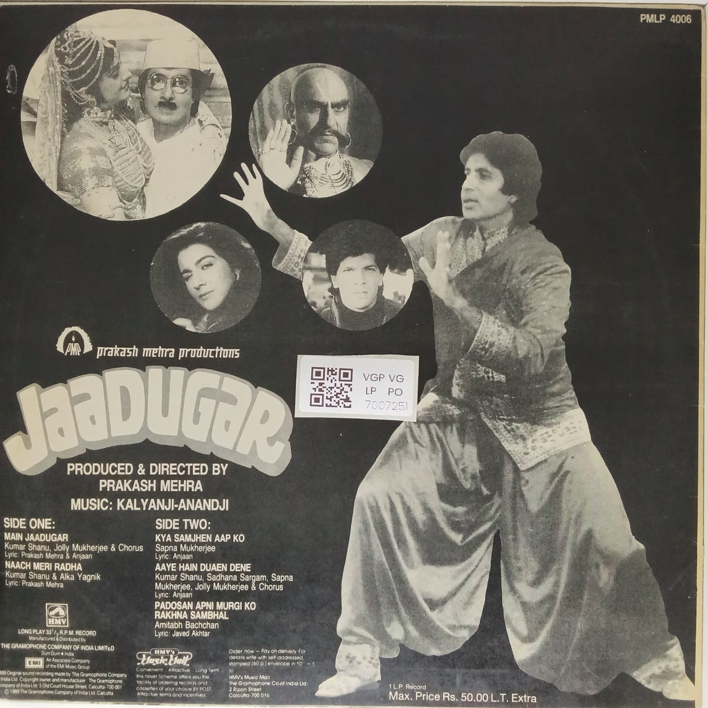 Kalyanji-Anandji - Jaadugar (Vinyl)
