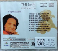Begum Akhtar - Thumri - The Music Of Love (CD)