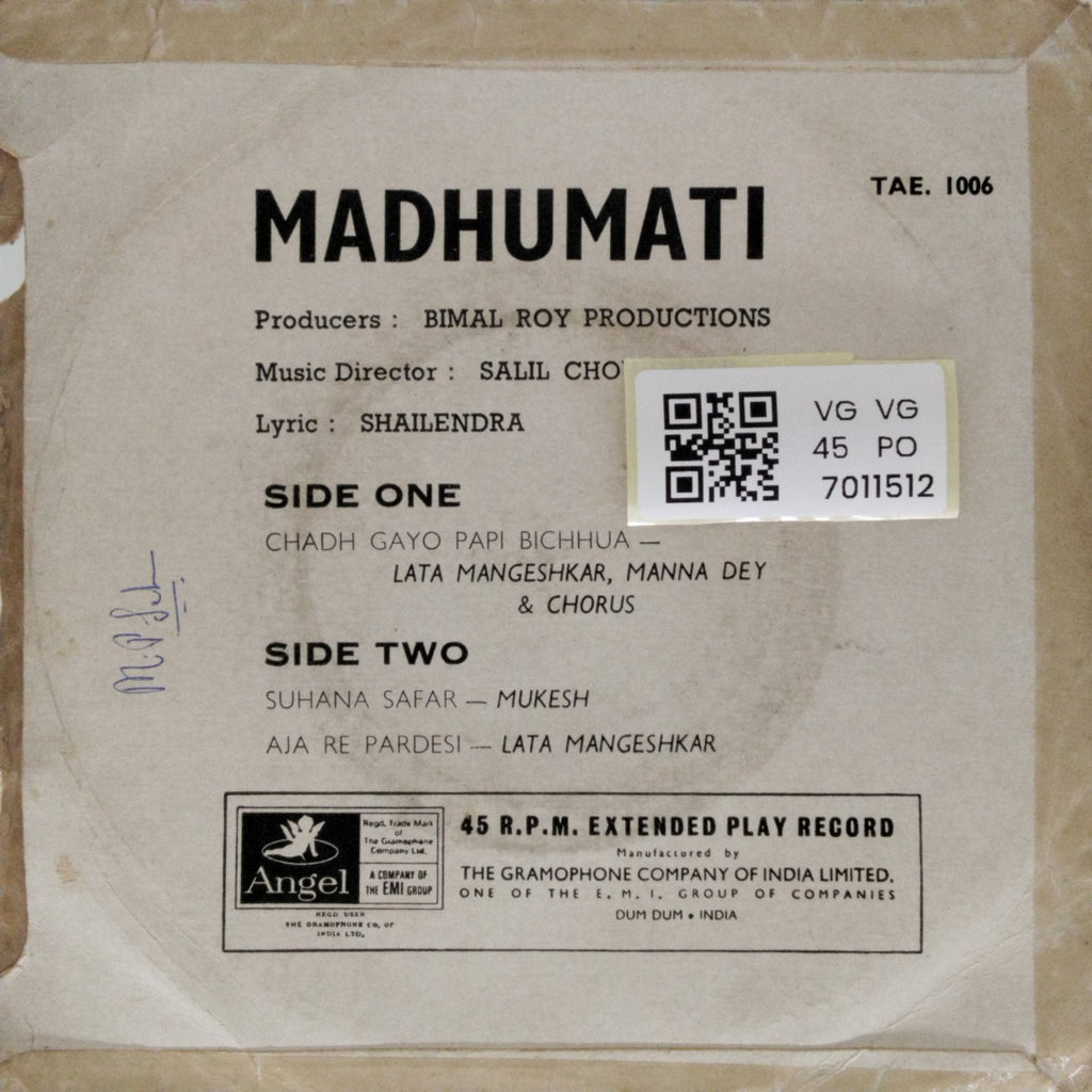 Salil Chowdhury - Madhumati (45-RPM)