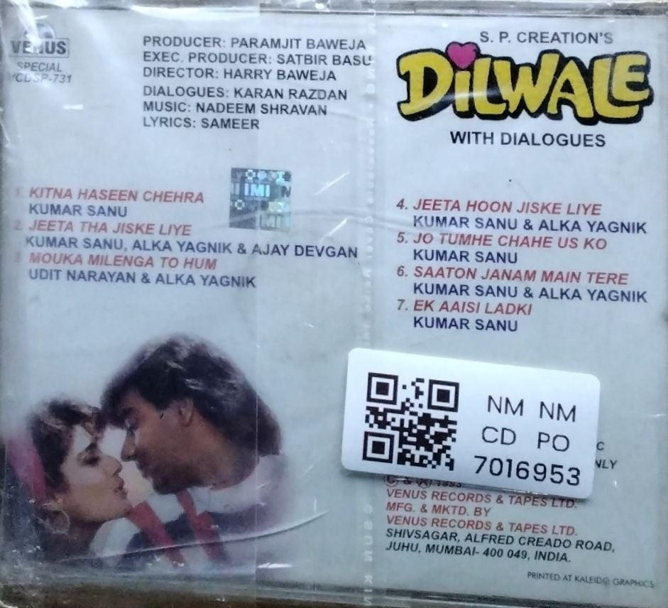 Nadeem Shravan - Dilwale (CD)