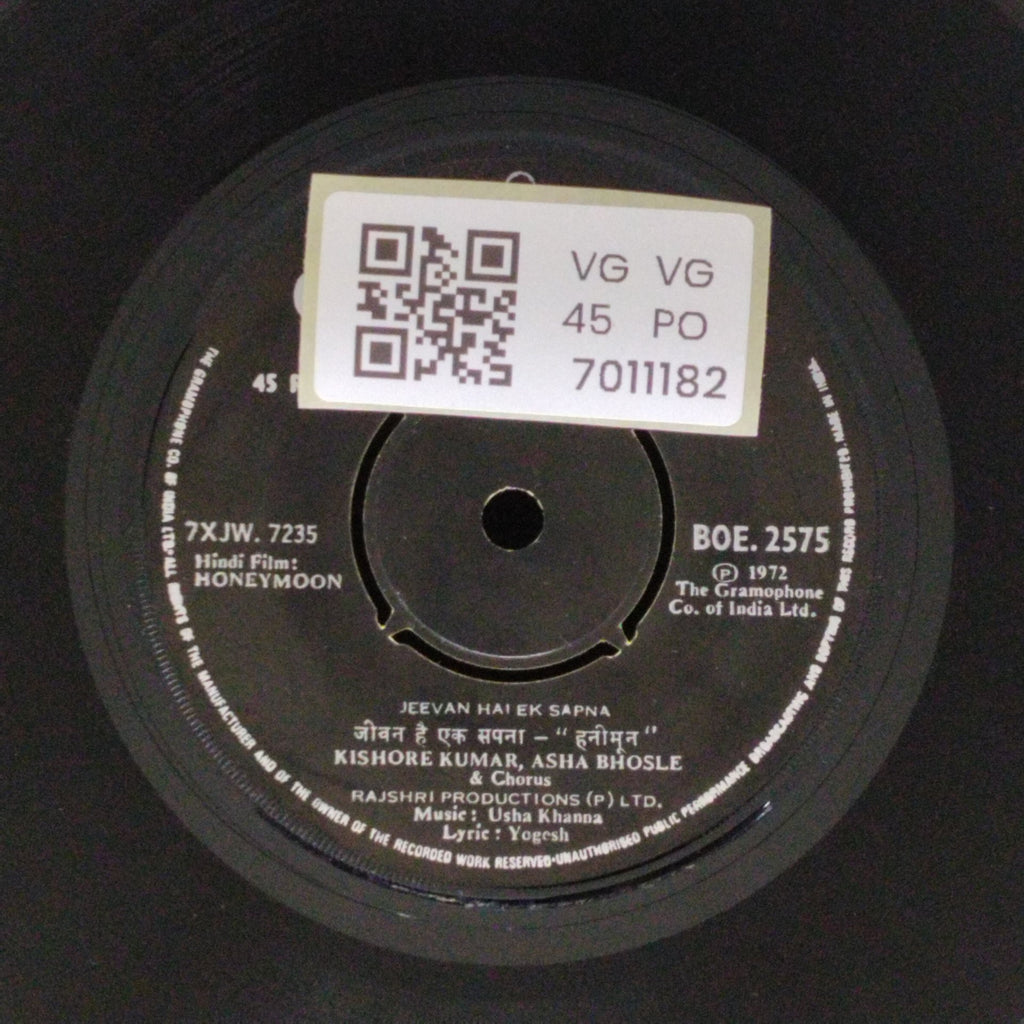 Usha Khanna - Honeymoon (45-RPM)