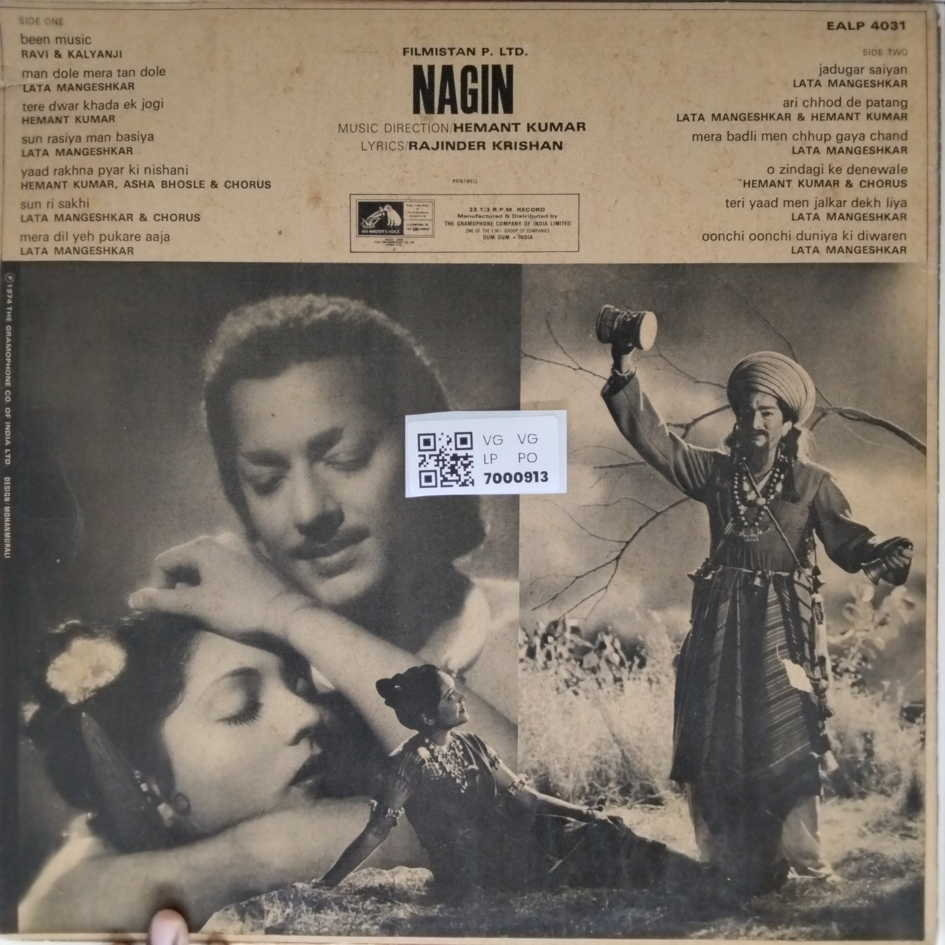 Hemant Kumar - Nagin (Vinyl)
