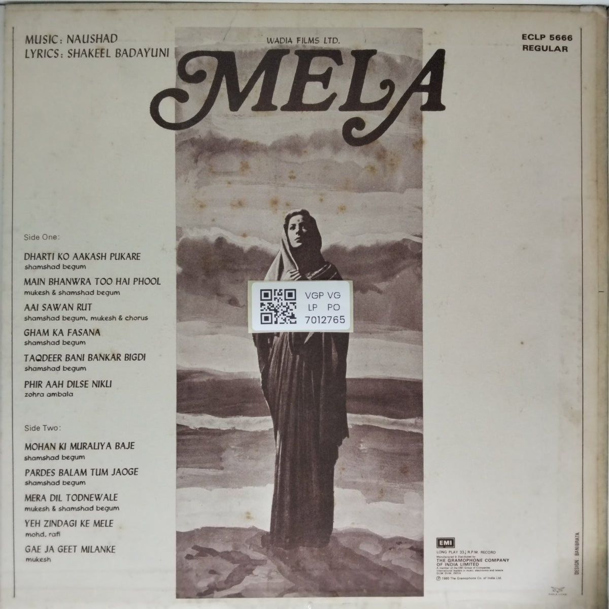 Naushad - Mela (Vinyl)
