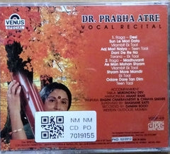 Dr. Prabha Atre - Vocal Recital (CD)