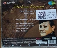 Ustad Bismillah Khan - The Shehnai Legend (CD)