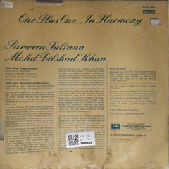 Parween Sultana, Mohd. Dilshad Khan - One Plus One... In Harmony (Vinyl)