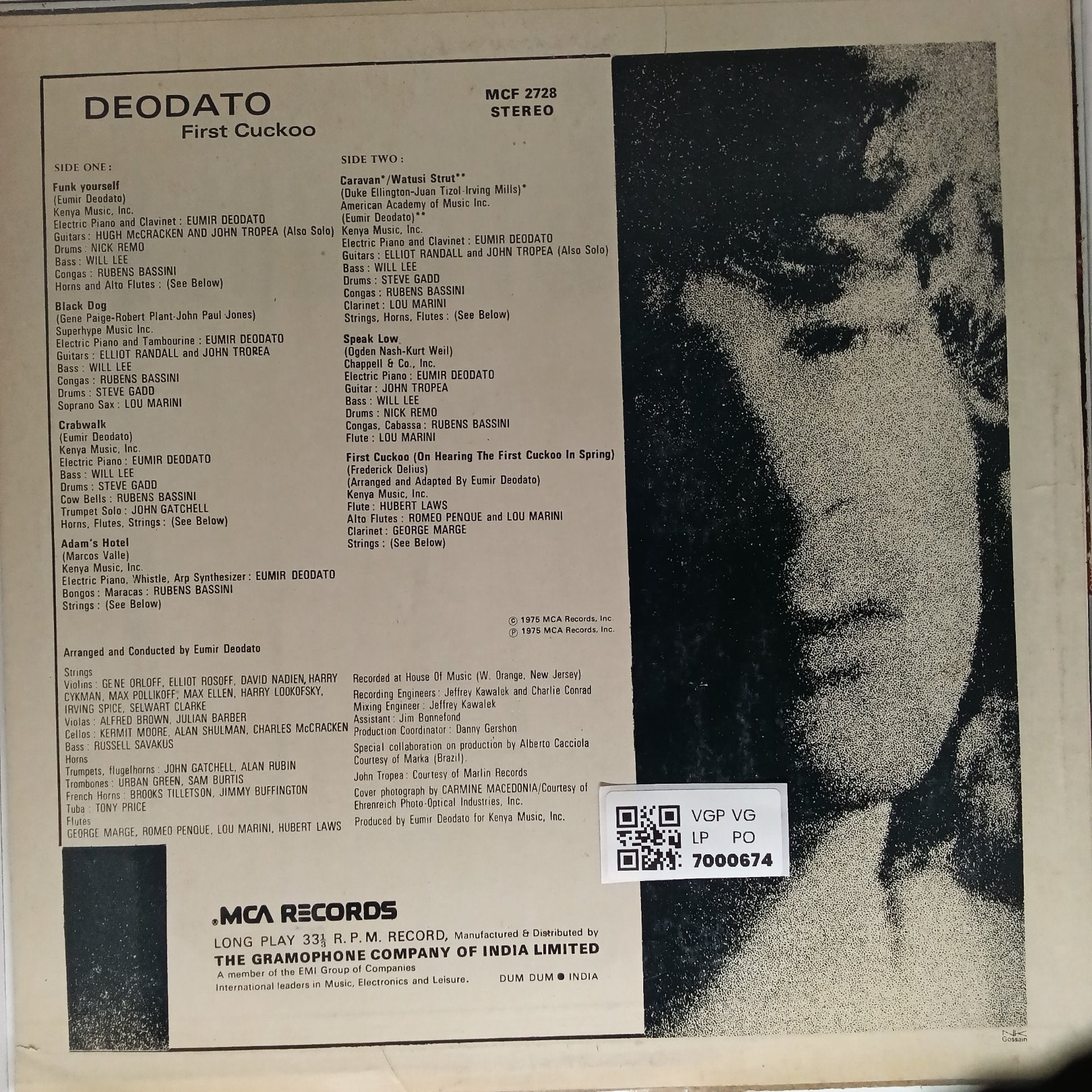 Eumir Deodato - First Cuckoo (Vinyl)