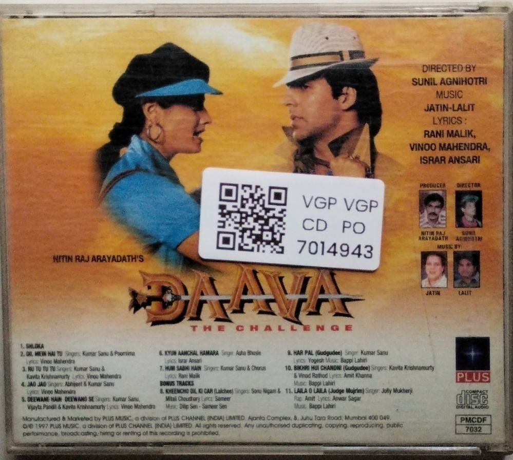 Jatin-Lalit - Daava The Challenge (CD)