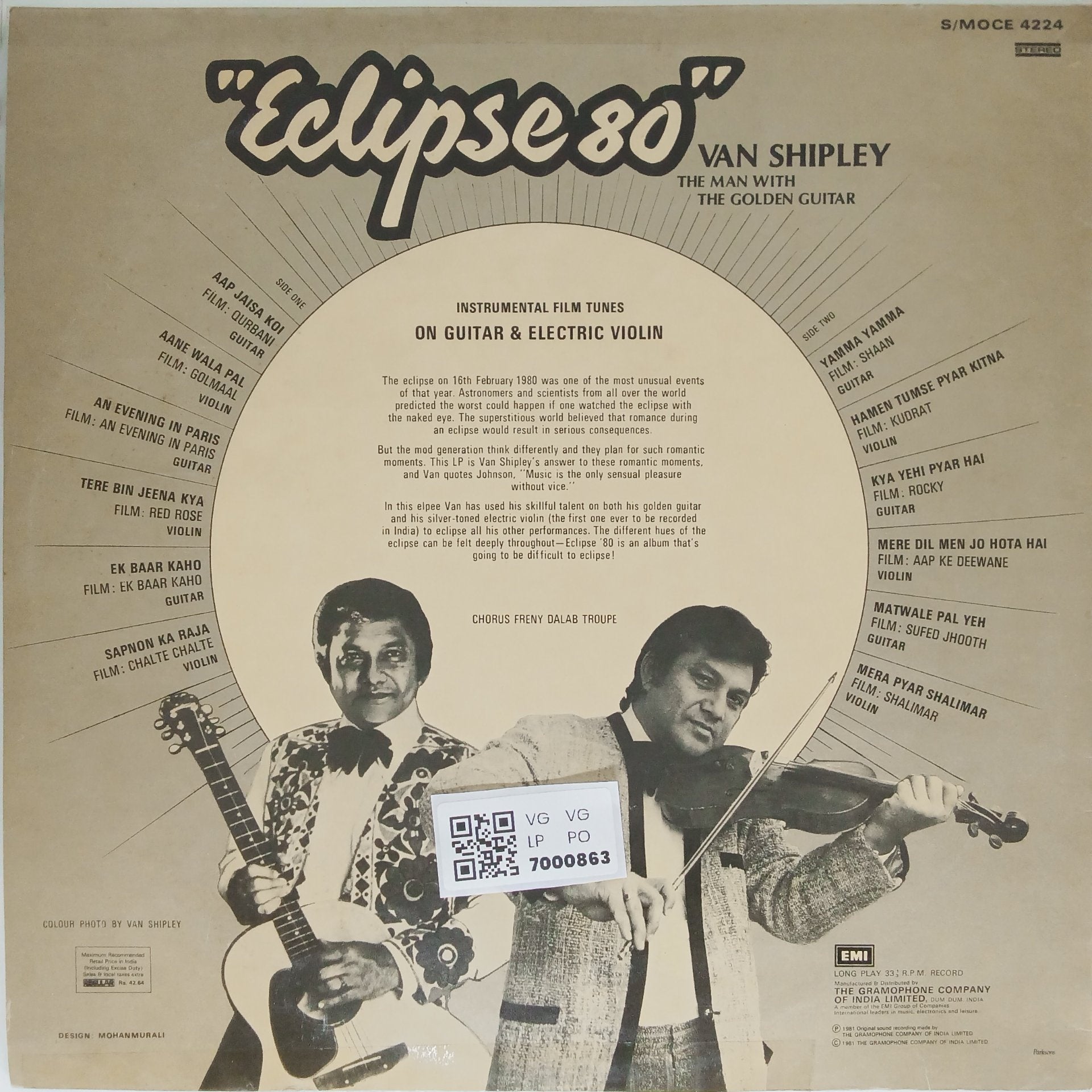 Van Shipley - Eclipse 80 (Vinyl)