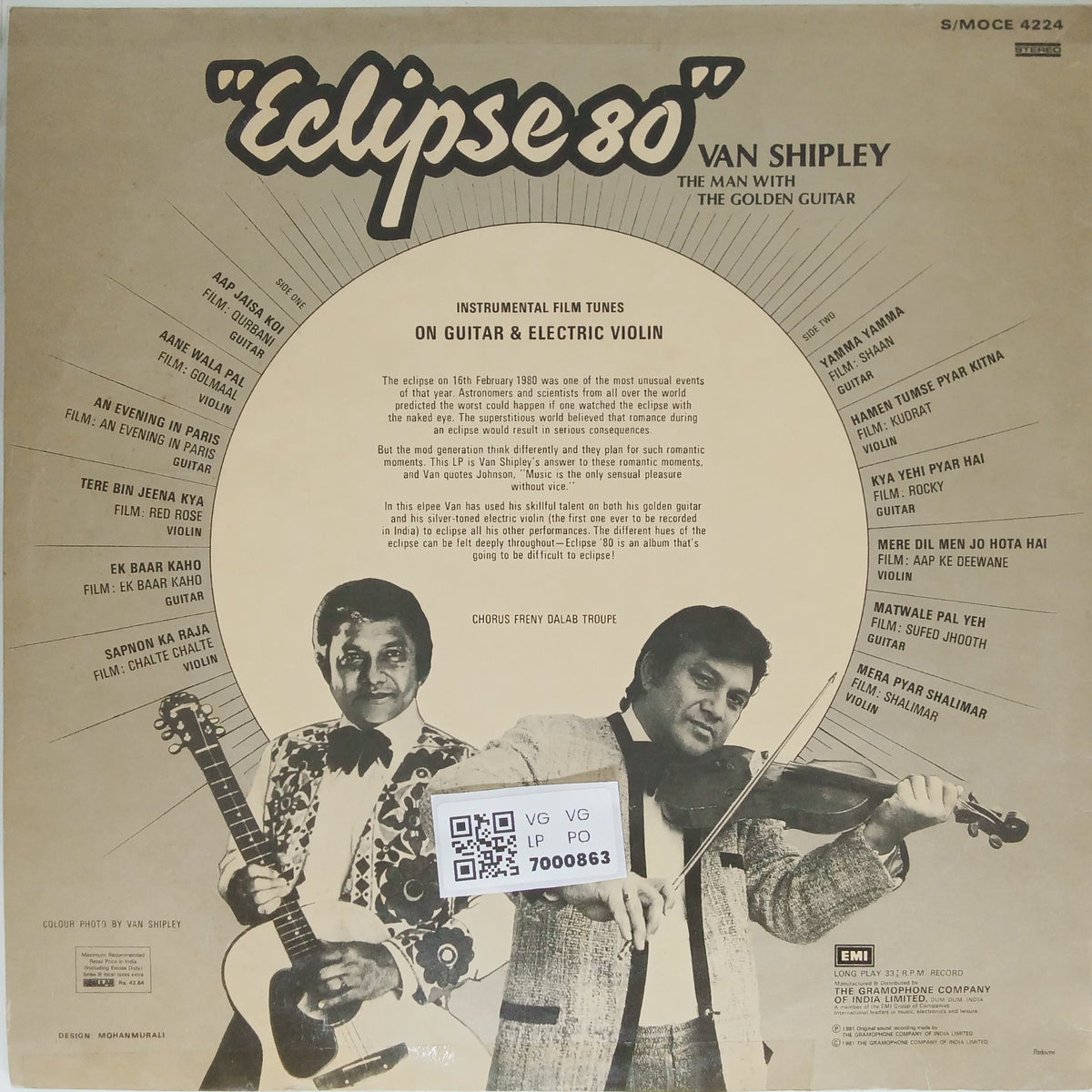 Van Shipley - Eclipse 80 (Vinyl)
