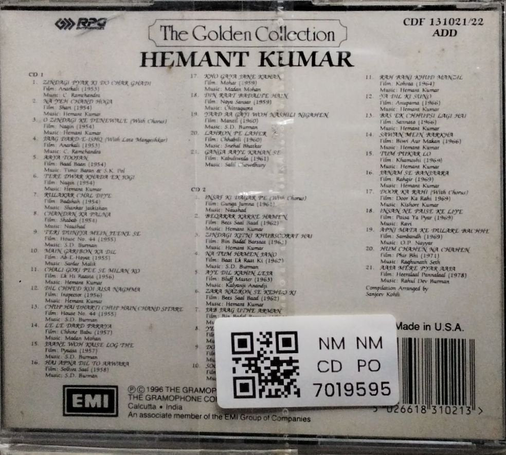 Hemant Kumar - The Golden Collection (CD) (2)