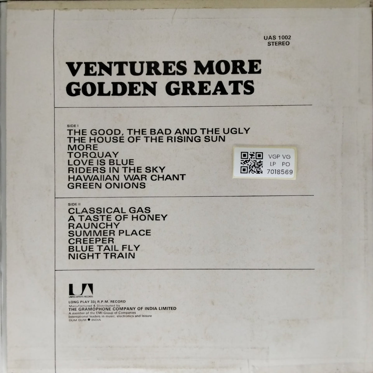 The Ventures - More Golden Greats (Vinyl)