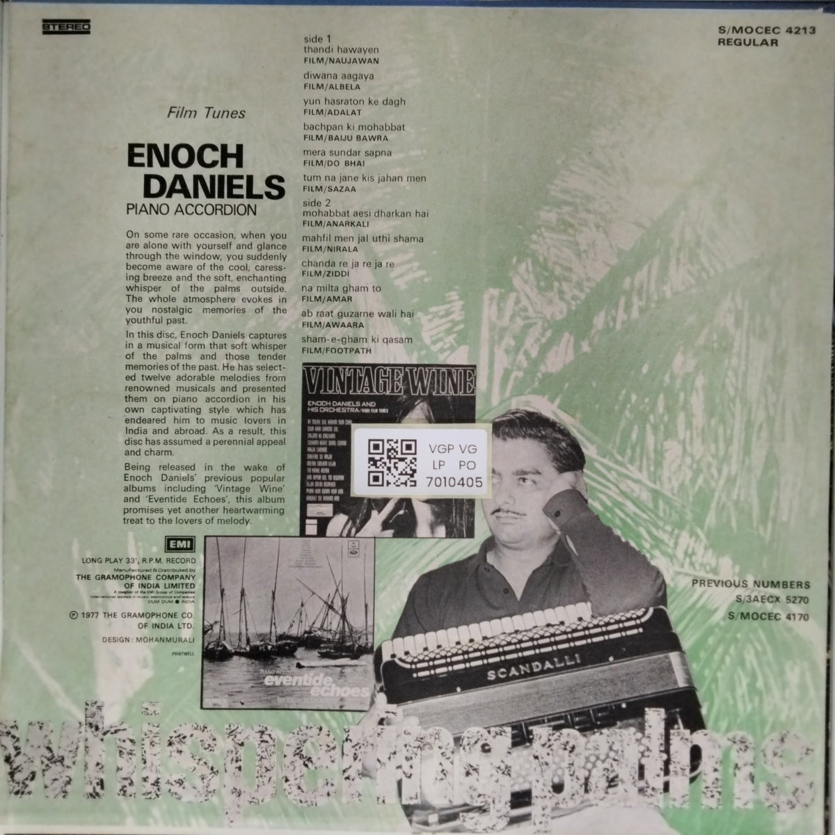 Enoch Daniels - Whispering Palms (Vinyl)