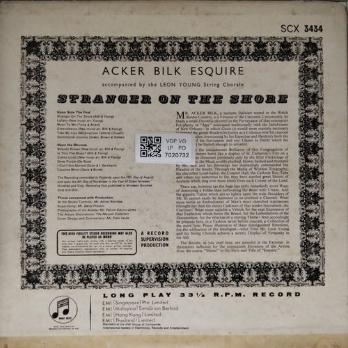 Acker Bilk Esquire - Stranger on the Shore (Vinyl)