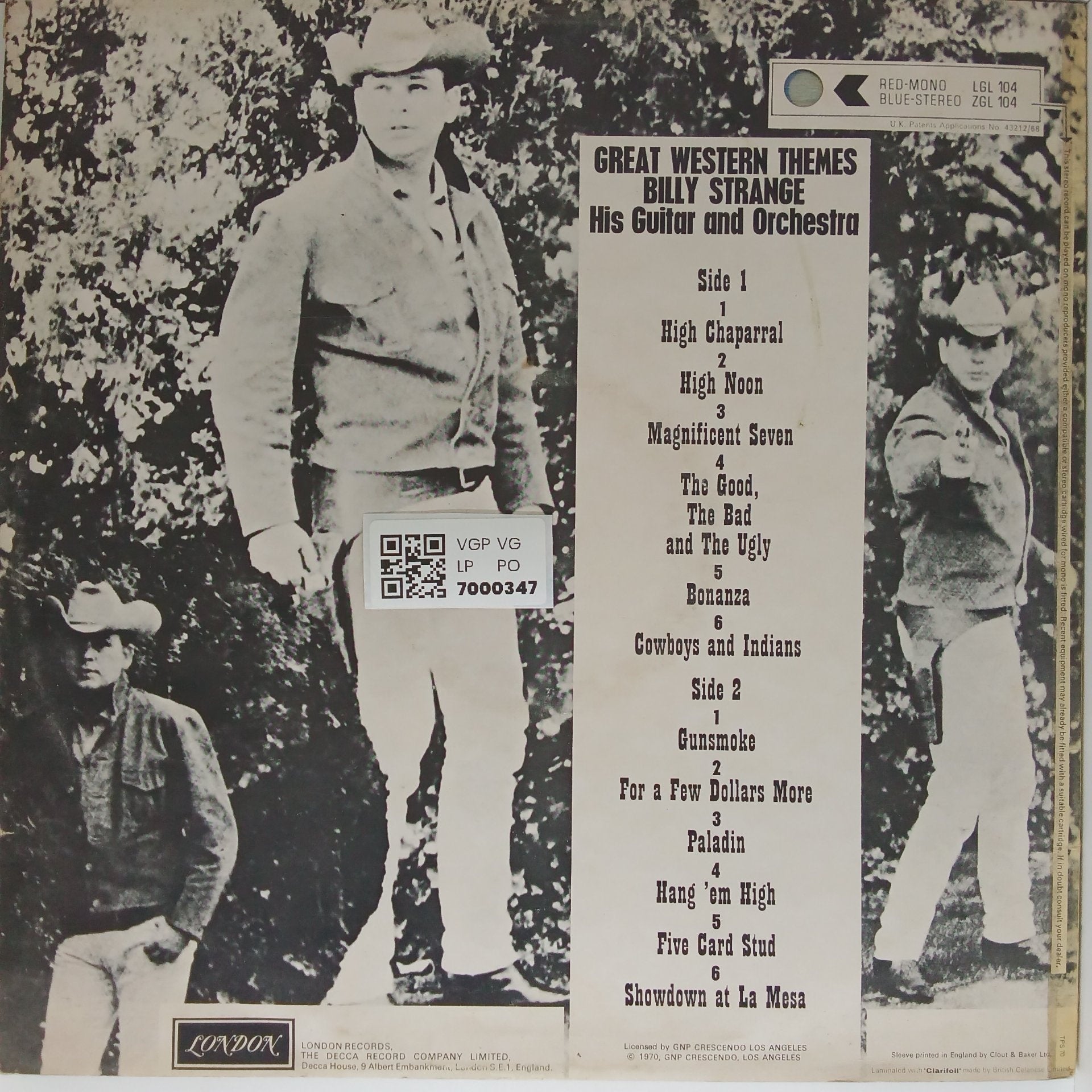 Billy Strange - Great Western Themes (Vinyl)