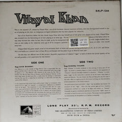 Vilayat Khan - The Genius of Vilayat Khan (Vinyl)