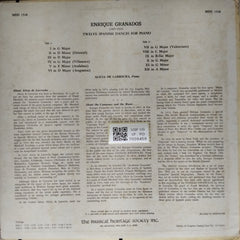 Alicia De Larrocha - Twelve Spanish Dances for Piano (Vinyl)