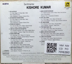 Kishore Kumar - Sentimental Kishore Kumar (CD)