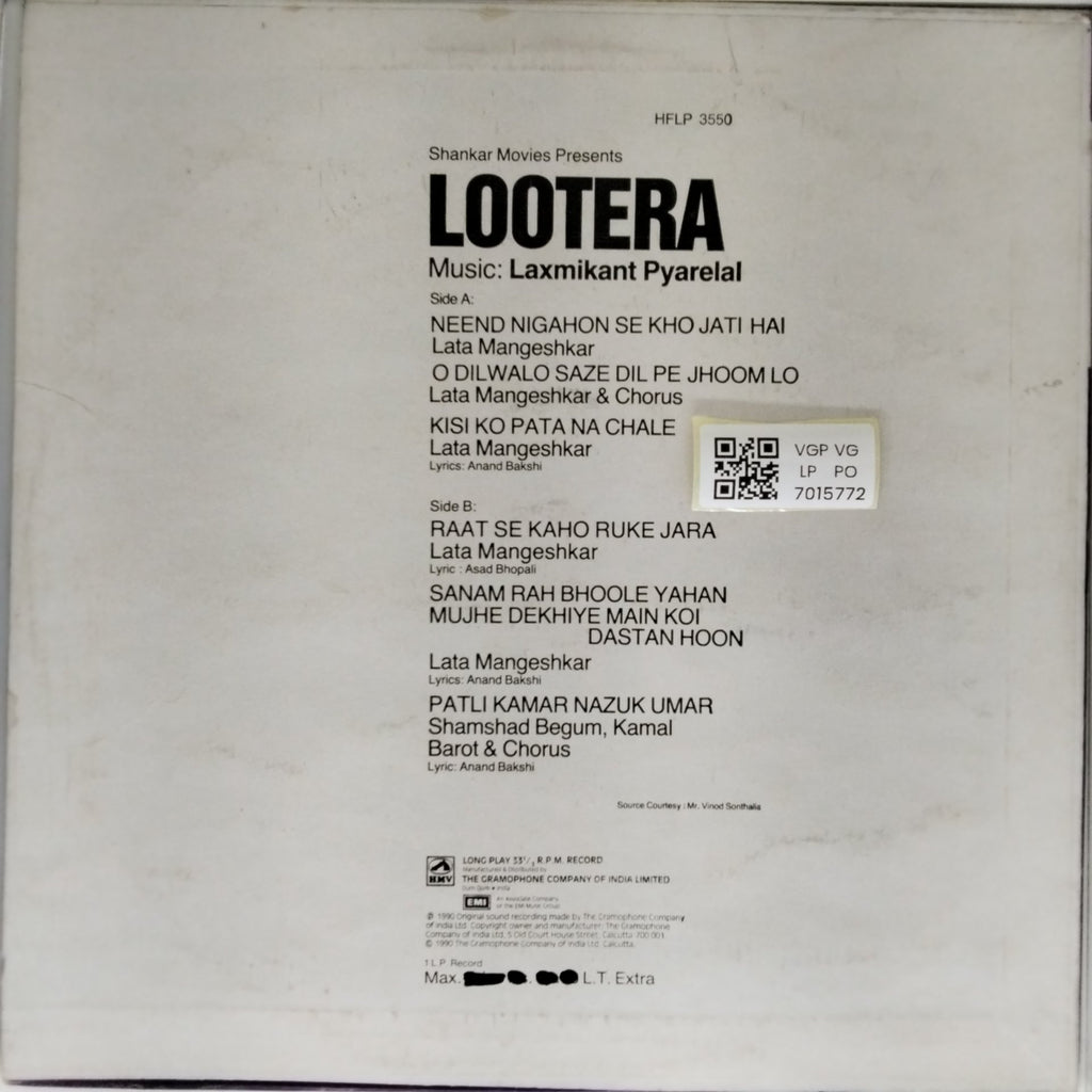 Laxmikant Pyarelal - Lootera (Vinyl)