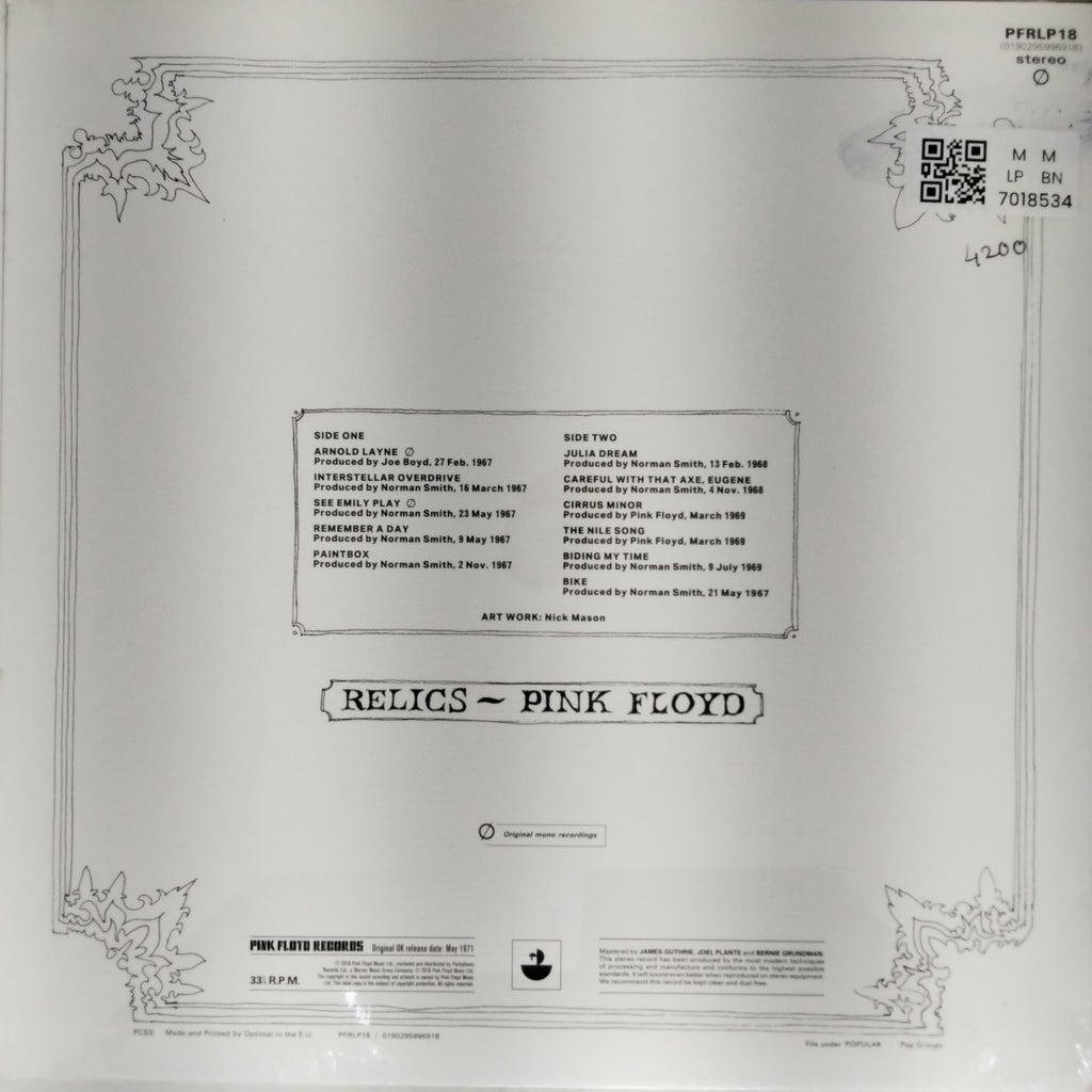Pink Floyd - Relics (Vinyl)