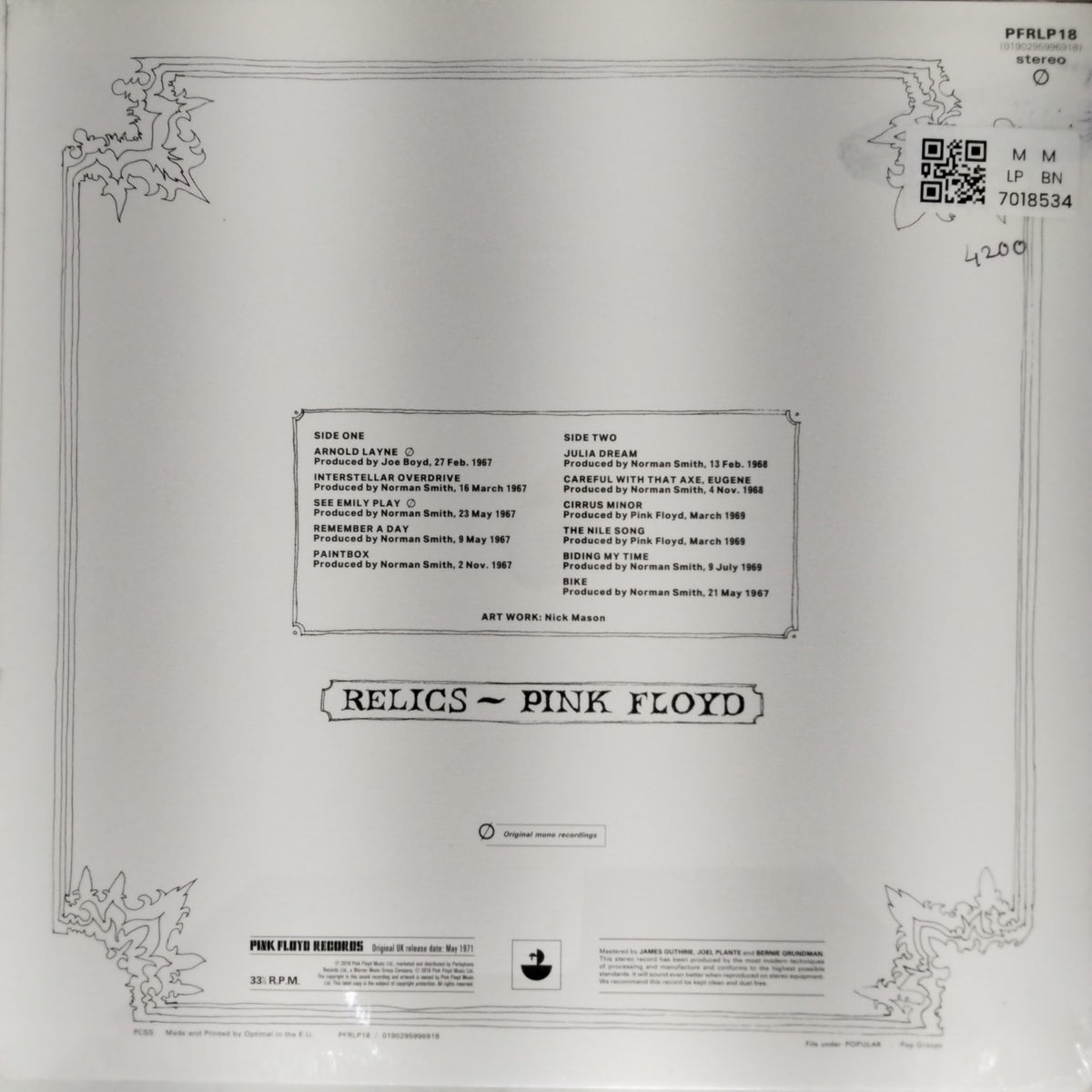 Pink Floyd - Relics (Vinyl)