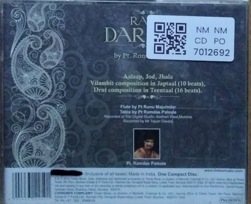 Pt. Ronu Majumdar - Raag Darbari (CD)