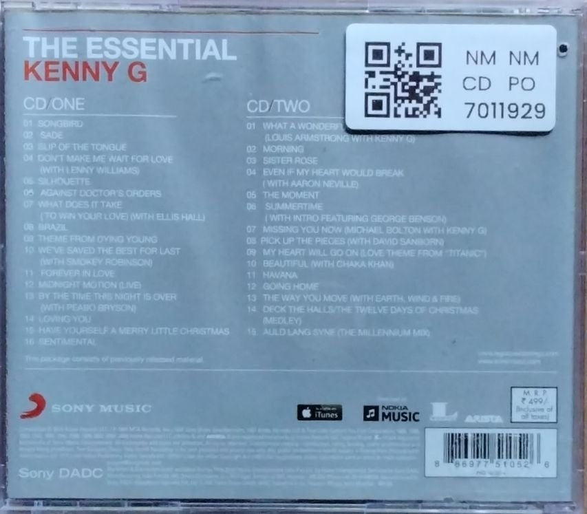 Kenny G - The Essential (CD) (2)
