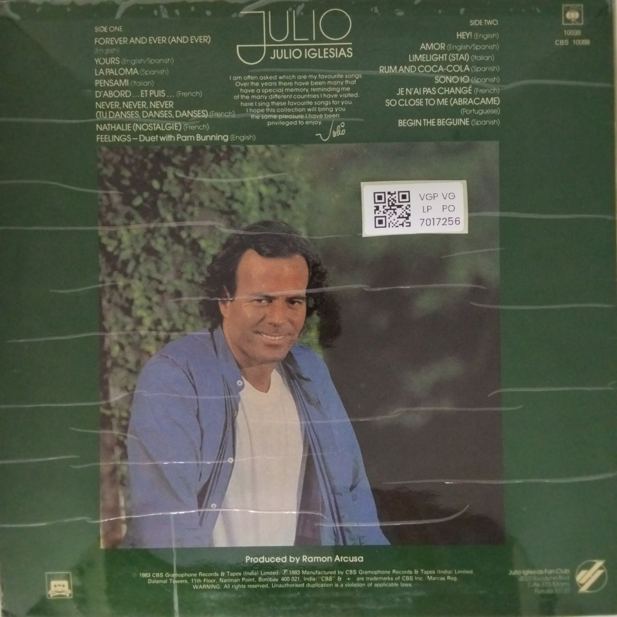 Julio Iglesias - Julio (Vinyl)