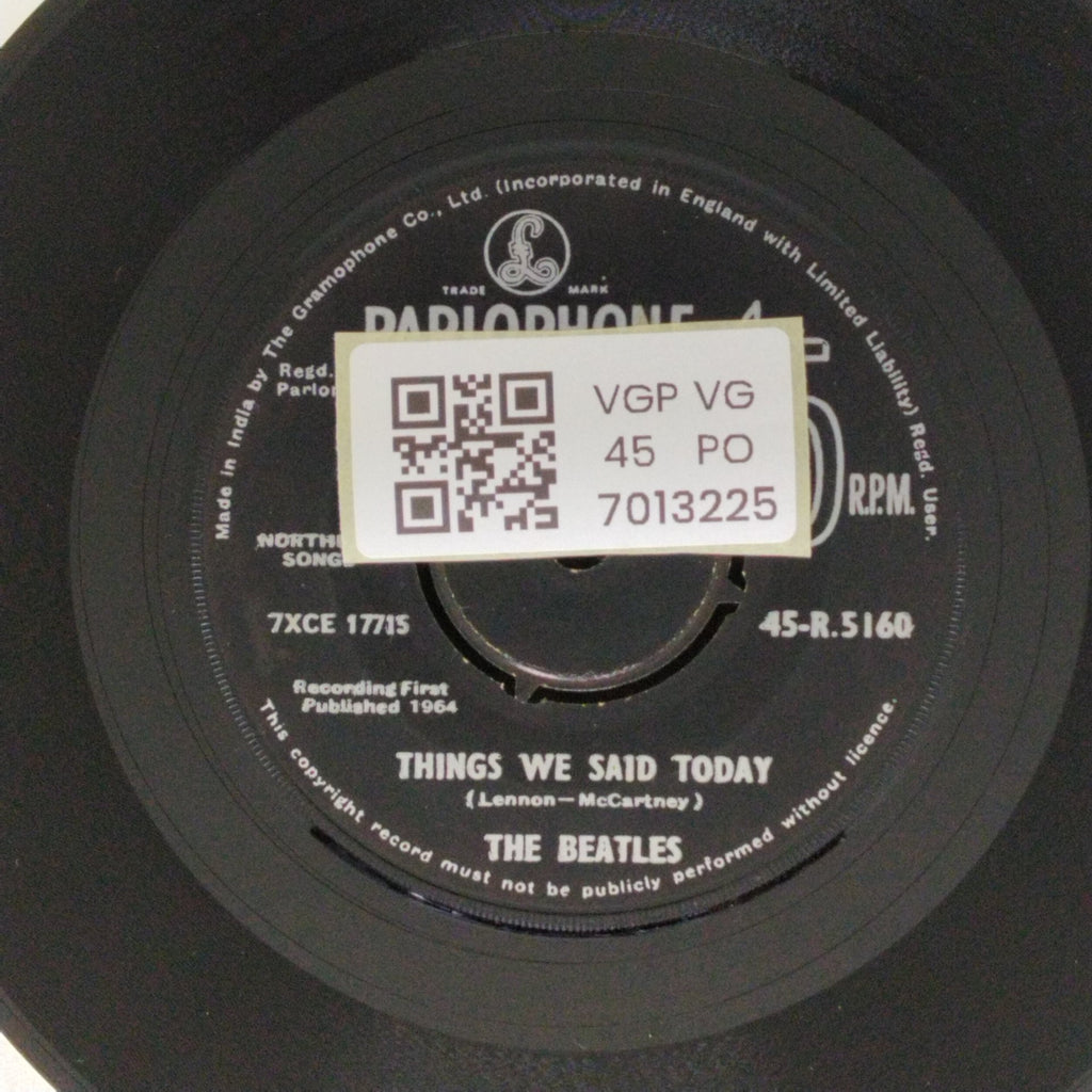 The Beatles - A Hard Day's Night / Things We Said Today (45-RPM)