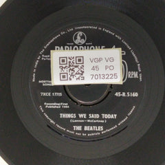 The Beatles - A Hard Day's Night / Things We Said Today (45-RPM)