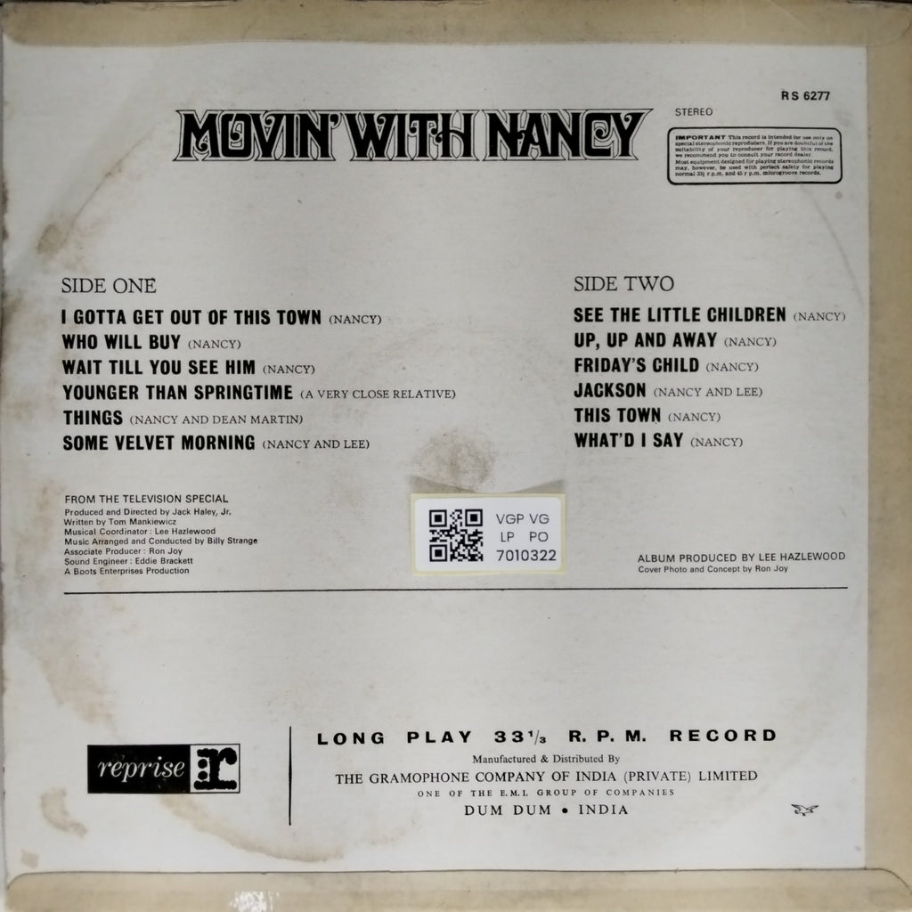 Nancy Sinatra - Movin' With Nancy (Vinyl)