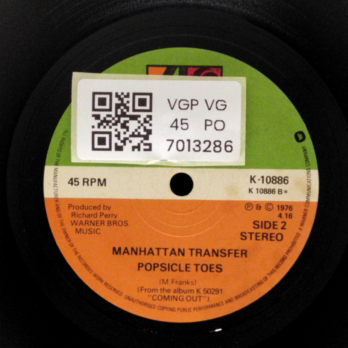 Manhattan Transfer - Chanson D'Amour (45-RPM)