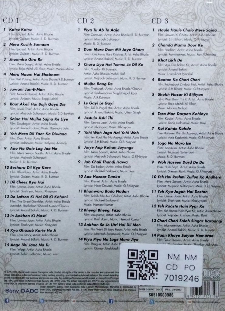 Asha Bhosle - The Golden Era (CD) (3)