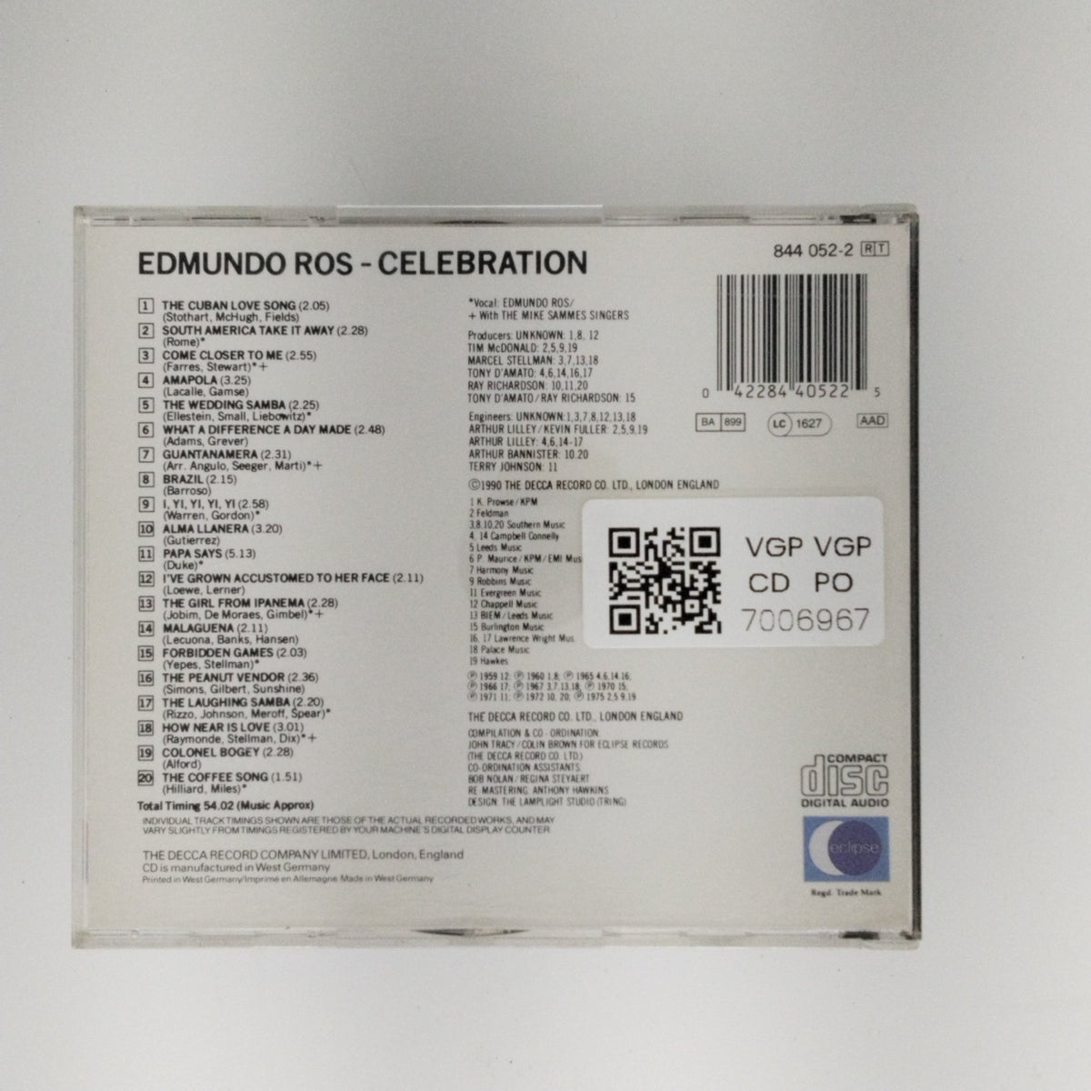 Edmundo Ros - Celebration (CD)