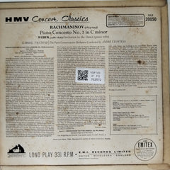 Gabriel Tacchino, Paris Conservatoire Orchestra, André Cluytens - Rachmaninov Piano Concerto No. 2 / Weber - Invitation to the Dance (Vinyl)
