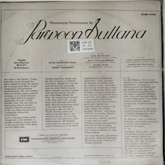 Parween Sultana - Phenomenal Performance By Parween Sultana (Vinyl)