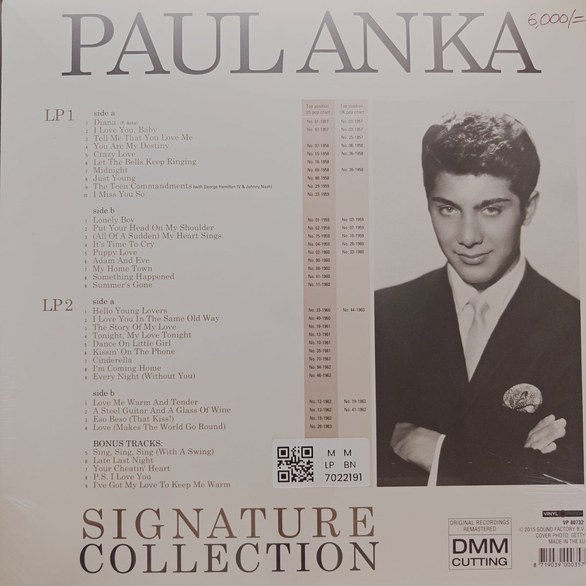 Paul Anka - Classic Hits Signature Collection (Vinyl) (2)