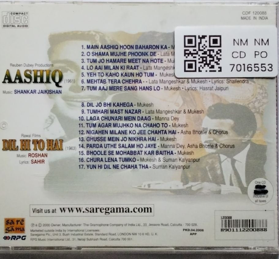 Shankar Jaikishan, Roshan - Aashiq / Dil Hi To Hai (CD)