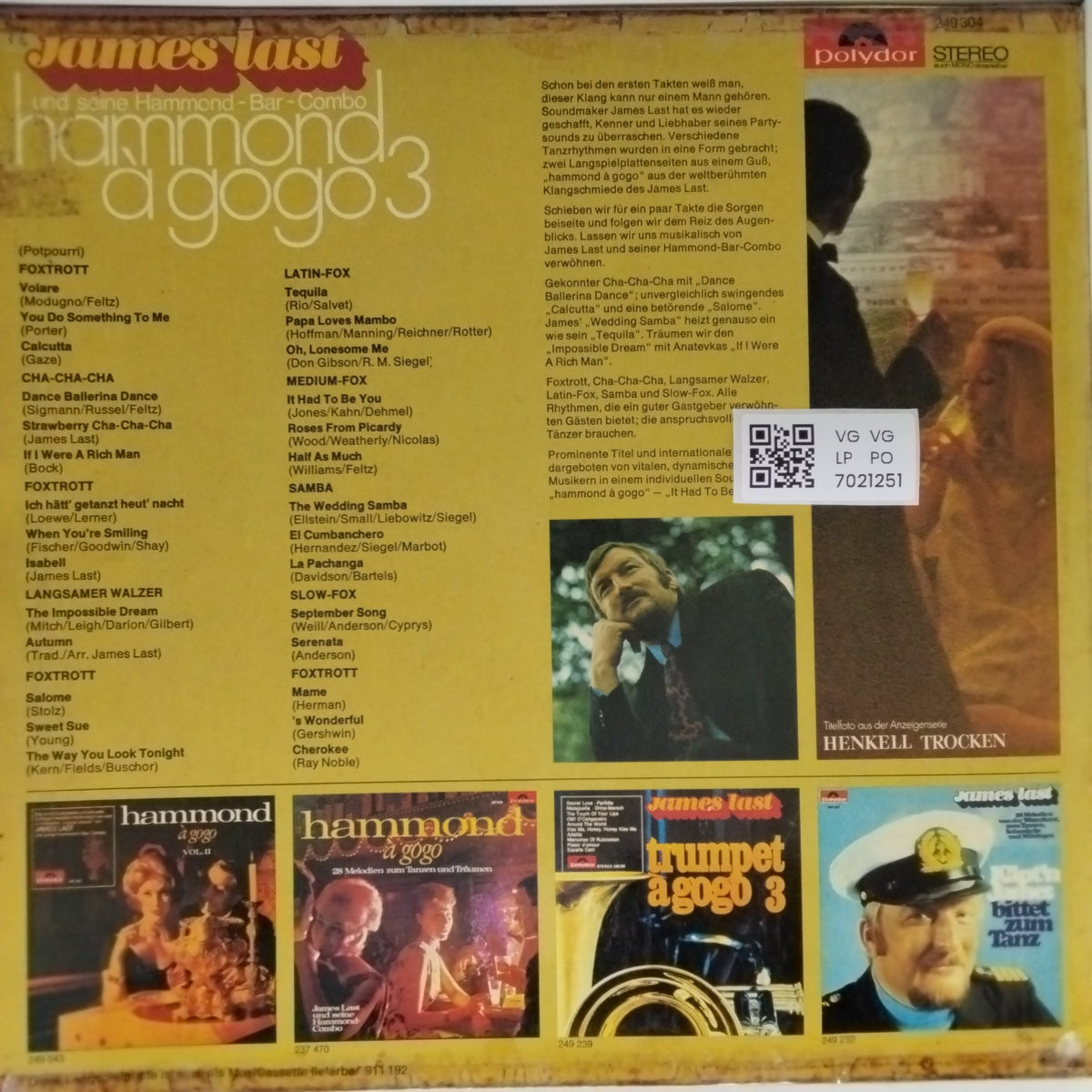 James Last - Hammond A Gogo 3 (Vinyl)
