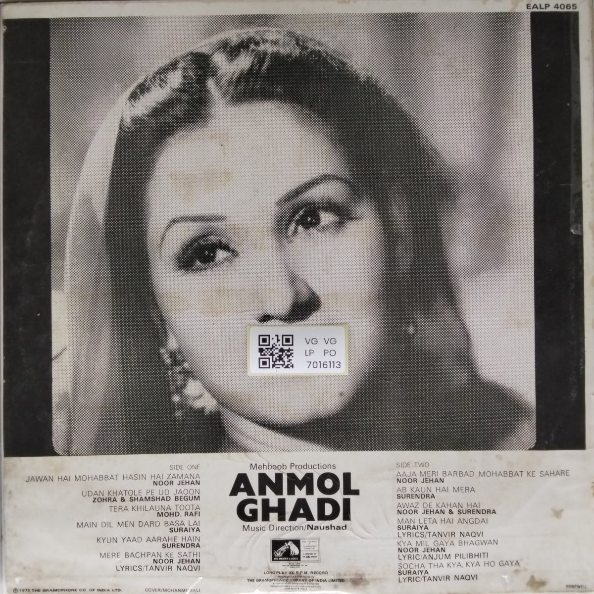 Naushad - Anmol Ghadi (Vinyl)