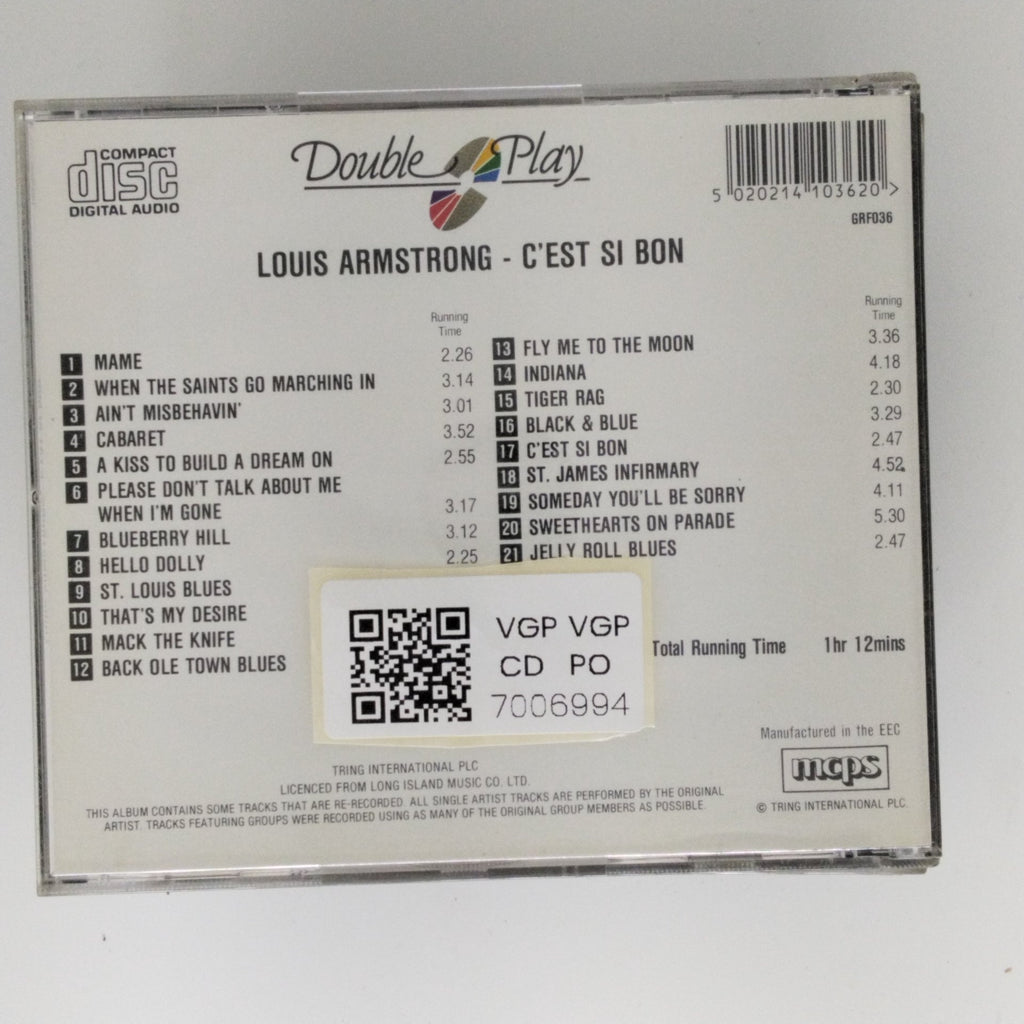 Louis Armstrong - C'est Si Bon (CD)