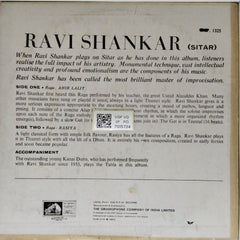 Ravi Shankar - Two Raga Moods (Vinyl)