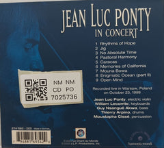 Jean Luc Ponty - In Concert (CD)