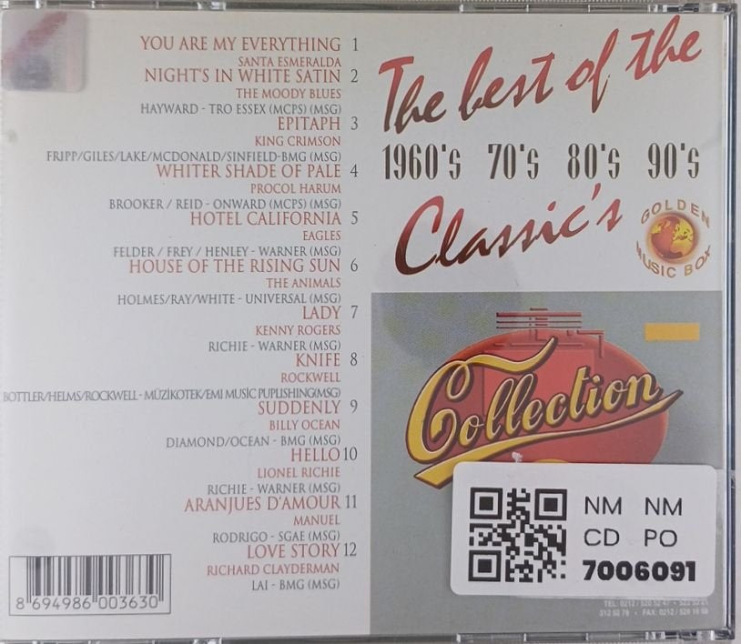 Various - The Best of the Classic's Collection Part 2 (CD)